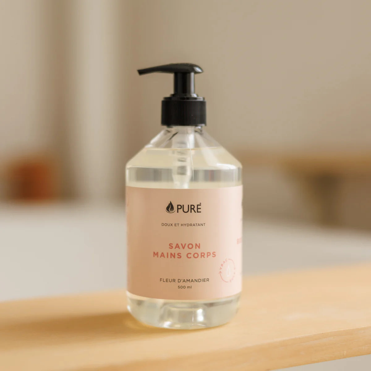 Savon Mains Corps - Fleur d'Amandier - 500 ml