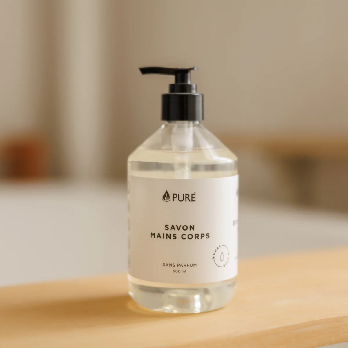 Savon Mains Corps - Sans Parfum - 500 ml