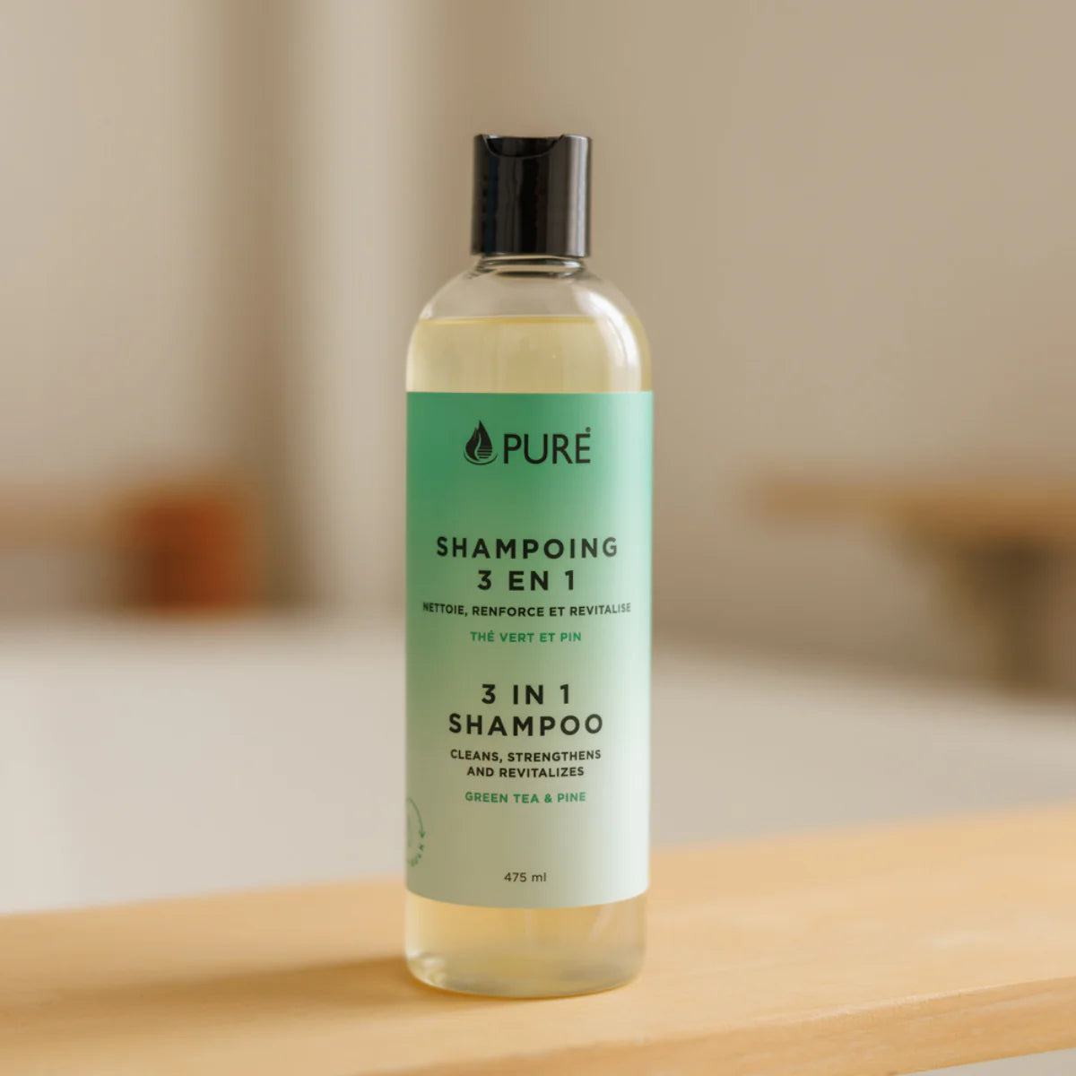 Shampoing 3 en 1 - Thé Vert et Pin