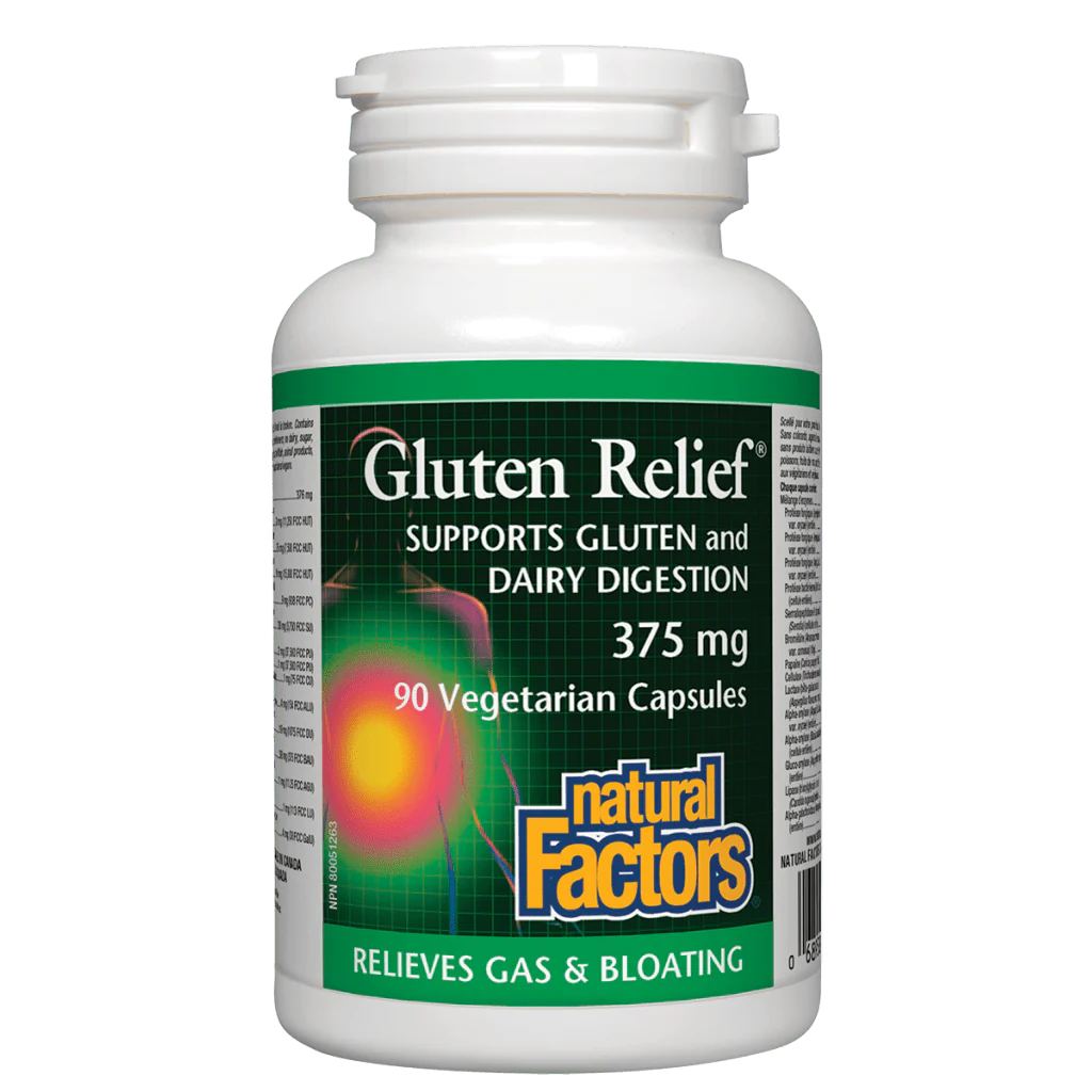 Natural Factors - Gluten Relief 375 mg
