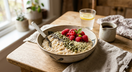 Bol déjeuner crèmeux au quinoa et lait de coco