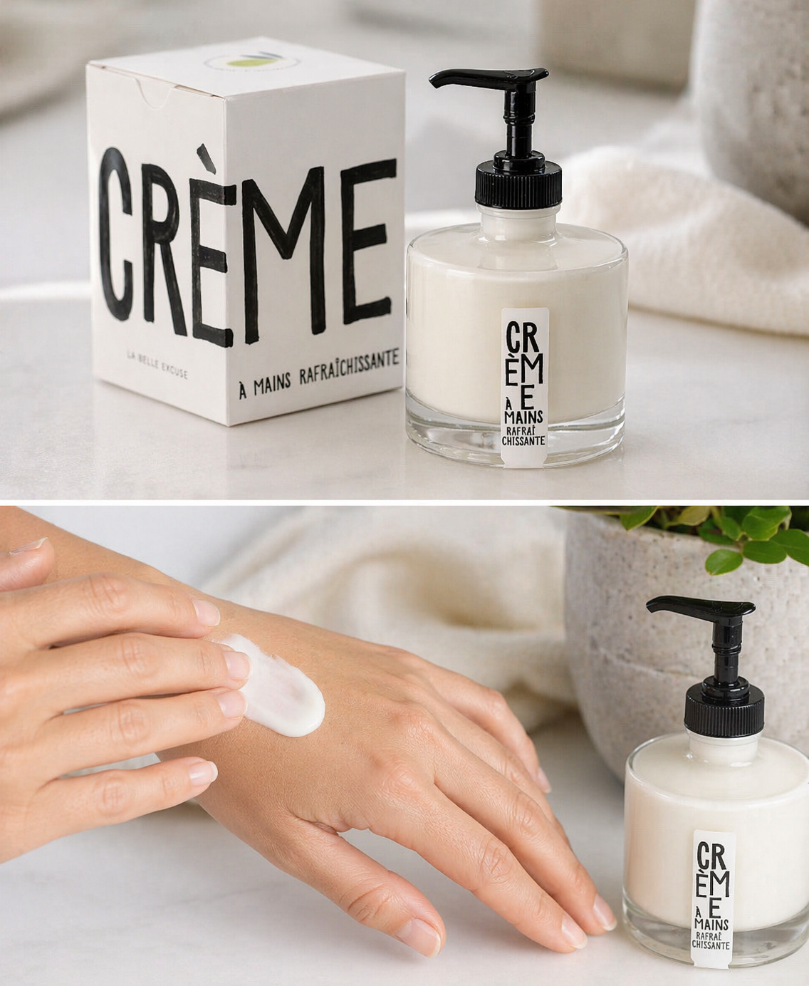 Crème à mains - Rafraîchissante