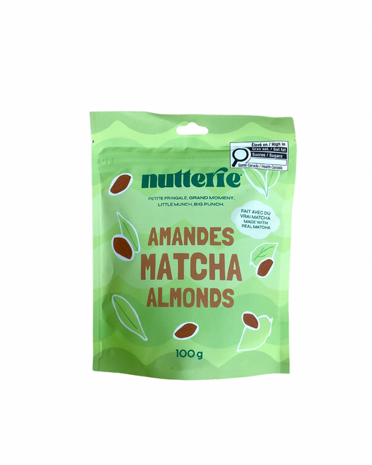 Amandes au Matcha & Chocolat Blanc