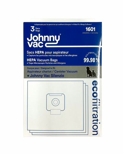 Sacs HEPA pour Aspirateur Silenzio