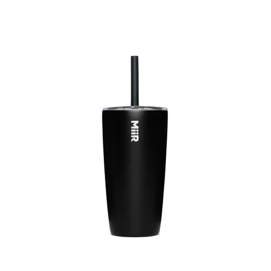 Verre Isotherme à Paille - Black - 16 oz