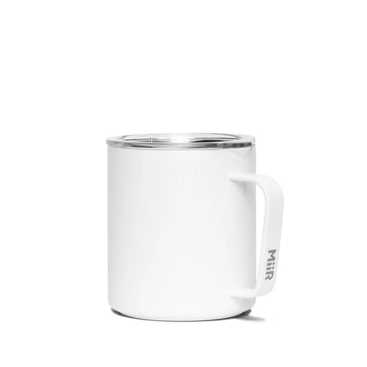 Tasse de Camping Isotherme avec Poignée - White - 12 oz