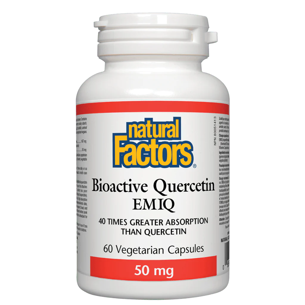 Natural Factors - Quercétine Bioactive EMIQ 50 mg