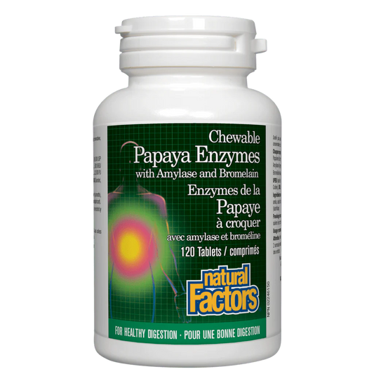 Natural Factors - Enzymes de Papaye