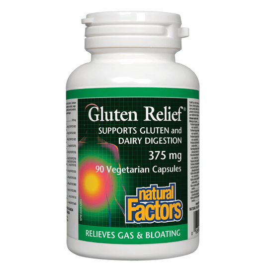 Natural Factors - Gluten Relief 375 mg