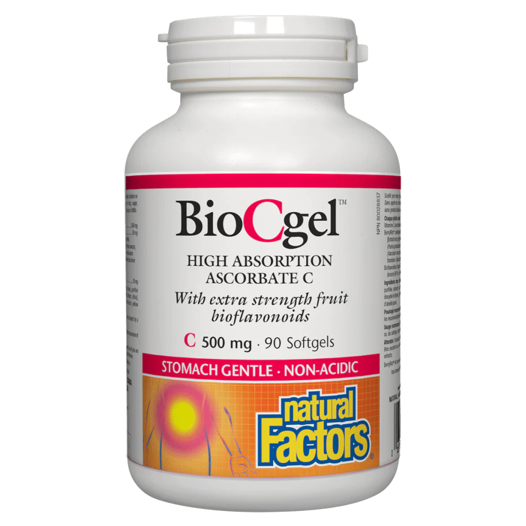 Natural Factors - BioCgel Ascorbate C 500 mg